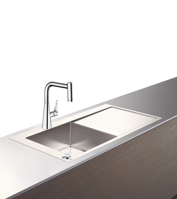 Hansgrohe C71-F450-11 Select mosogató és rozsdamentes acél csaptelep kombináció 450 szett 43229800