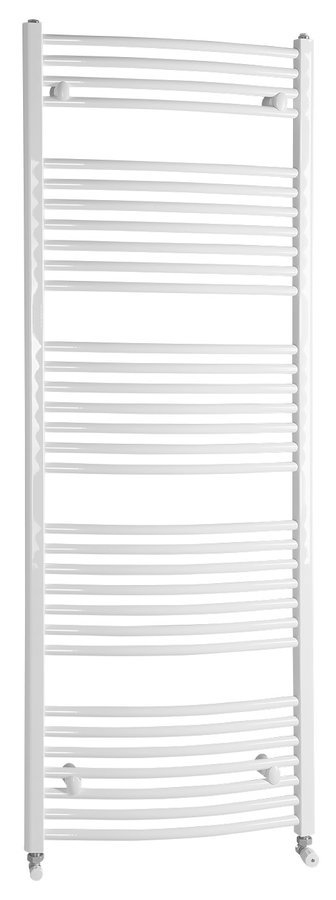 Sapho AQUALINE ORBIT 450x1700mm íves fürdőszobai radiátor, fehér ILO64E