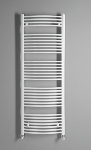 Sapho AQUALINE ORBIT 750x1700mm íves fürdőszobai radiátor, fehér ILO67E