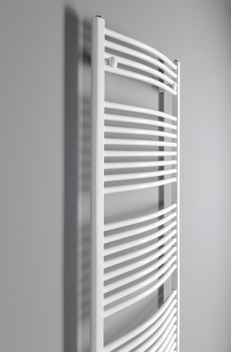 Sapho AQUALINE ORBIT 750x1868mm íves fürdőszobai radiátor, fehér ILO87E