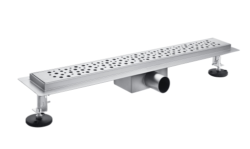 Roltechnik rozsdamentes zuhanyfolyóka, mintás ráccsal 900 mm, RRF6-900