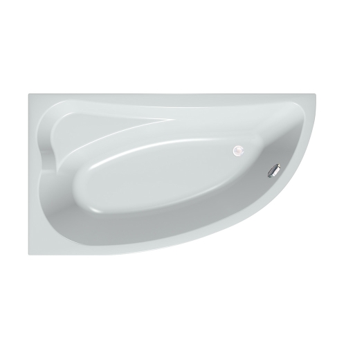 Kolpa-San Calando-D 160x90/M-2 Beépíthető aszimmetrikus sarokkád kombinált masszázs rendszerrel 590990 jobbos