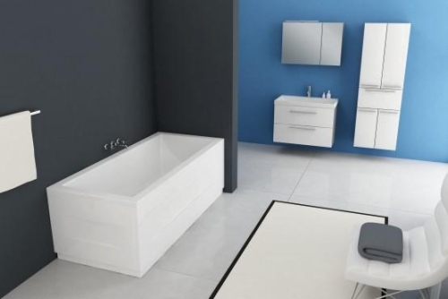 Kolpa-San Rapido 200x90/M-1 Beépíthető egyenes fürdőkád vízmasszázs rendszerrel 525270
