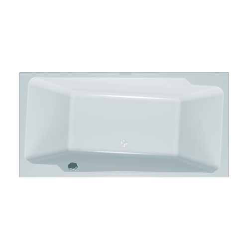 Kolpa-San Norma 190/M-2+VITAL+MIKRO Beépíthető egyenes fürdőkád vitál masszázs rendszerrel mikrofúvókákkal 571700