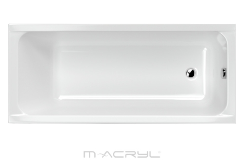 M-Acryl Eco 160x70 egyenes kád kádlábbal (12381)