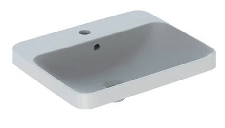 Geberit VariForm 55x45 cm beépíthető mosdó túlfolyóval 500.740.01.2