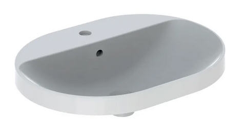 Geberit VariForm 60x45 cm beépíthető mosdó túlfolyóval 500.733.01.2