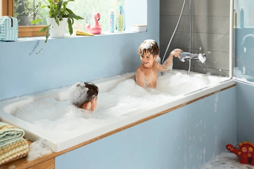 Hansgrohe Croma E Showerpipe 280 1jet termosztátos kádtöltős zuhanyrendszer 27687000