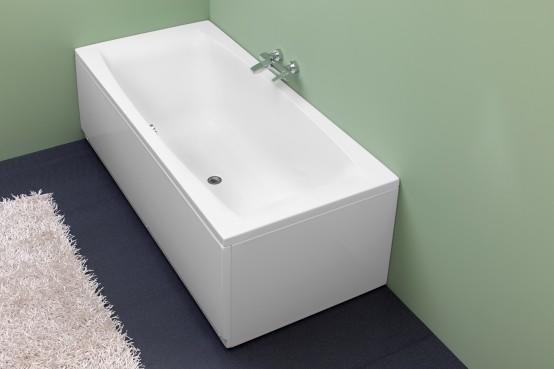 Kolpa-San Aida 170x75/MO-1 Előlapos egyenes fürdőkád vízmasszázs rendszerrel 993920