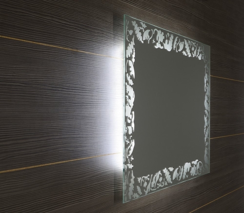 Sapho SONORA tükör, LED világítással 900x600mm SR090