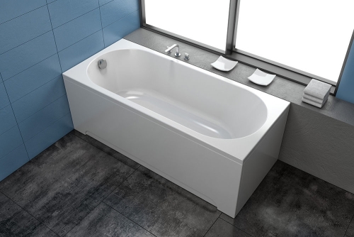 Kolpa-San Tamia 170x75/M-1 Beépíthető egyenes fürdőkád vízmasszázs rendszerrel 590630