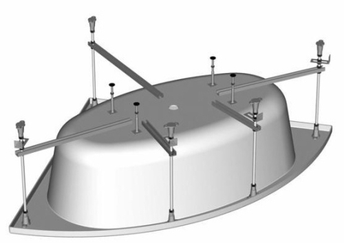 Kolpa-San CKM 120-150 vázszerkezet fürdőkádhoz 573040