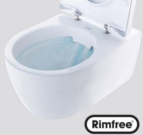 Geberit (Keramag) Icon fali WC Rimfree, öblítőperem nélkül 204060000