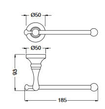 BUGNATESE COMPLEMENTI DARREDO Toilet papírtartó, króm 24823CR