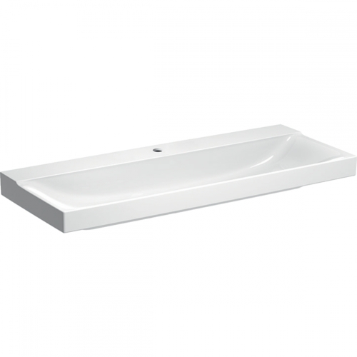 Geberit Xeno 120x48 cm KeraTect mosdó, fehér 500.551.01.1