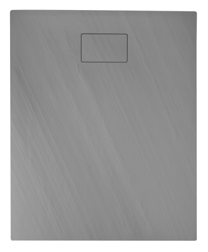 POLYSAN ACORA 120x80x3,5cm öntöttmárvány zuhanytálca, szürke AC024