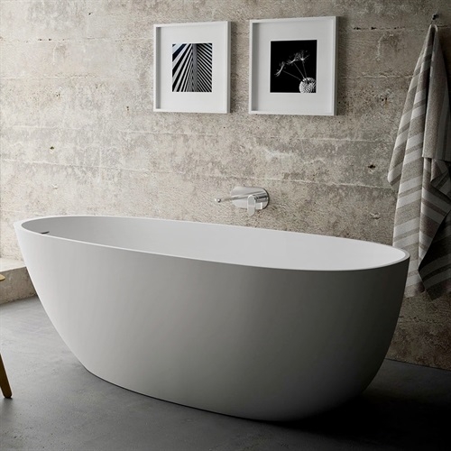 Marmy Riva 170x75 öntött márvány szabadonálló fürdőkád 40 1053 17 08 10