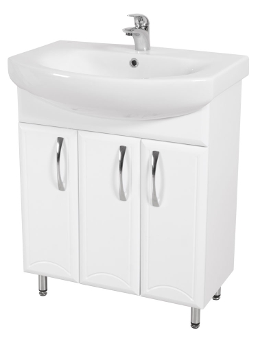 Aquarodos Decor 70 alsó szekrény mosdóval