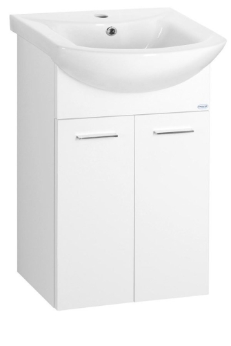 AQUALINE ZOJA mosdótartó szekrény, fehér 51045A