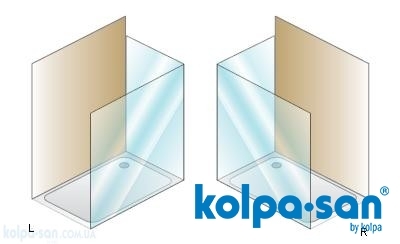 Kolpa-San TK Open 120x90/K-L Corona balos zuhanykabin 508400