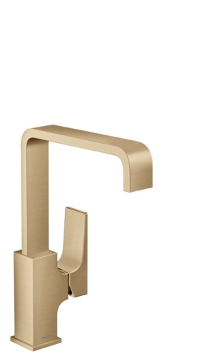 Hansgrohe Metropol egykaros mosdócsaptelep 230 push-open lefolyóval, szálcsiszolt bronz 32511140