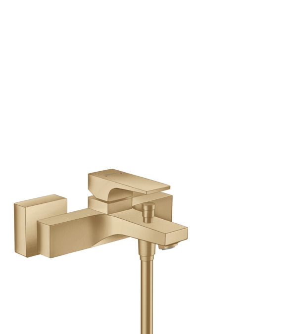 Hansgrohe Metropol egykaros kádtöltő csaptelep, szálcsiszolt bronz 32540140