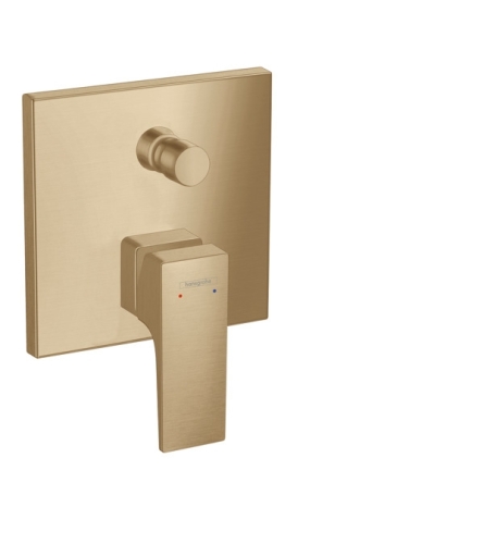 Hansgrohe Metropol egykaros falsík alatti kádcsaptelep, szálcsiszolt bronz 32545140