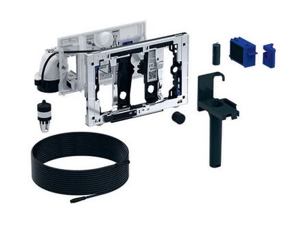 Geberit DuoFresh modul automatikus bekapcsolással vízkezelő tabletta bedobónyílással, fényes króm 115.050.21.1