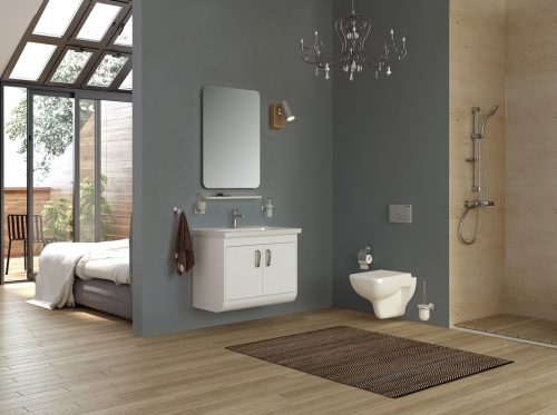 AQUALINE BENE Fali WC, 35,5x51cm BN320