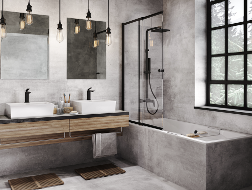 Besco QUADRO SLIM 165x75 cm egyenes kád, fehér WAQ-165-SL