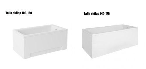 Besco TALIA 130 cm kád elő-és oldallap, fehér OAT-130-PK