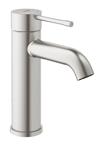 Grohe Essence New egykaros mosdócsaptelep leeresztő nélkül, S méret, supersteel 23590DC1