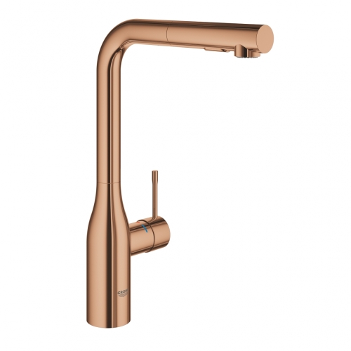 Grohe Essence egykaros mosogató csaptelep kihúzható zuhanyfejjel, warm sunset 30270DA0