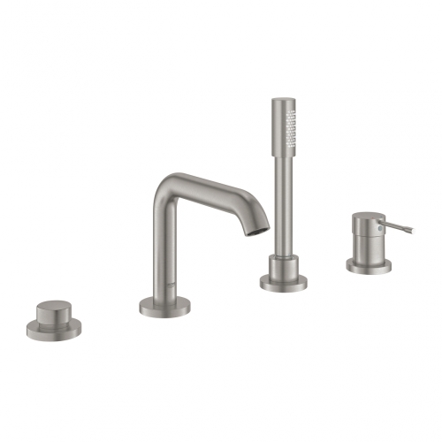 Grohe Essence New 4-lyukas, egykaros kádkombináció, supersteel 19578DC1