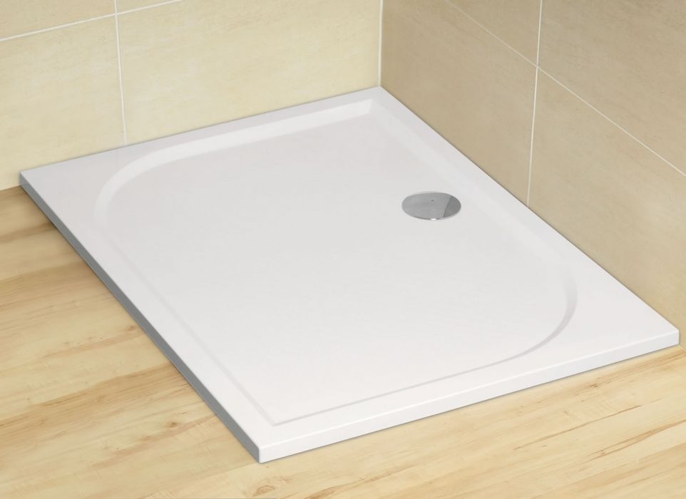 Radaway Noris D 140x80 cm szögletes öntöttmárvány zuhanytálca MND8014-03-01