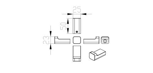 Wellis Capri akasztó WE00120