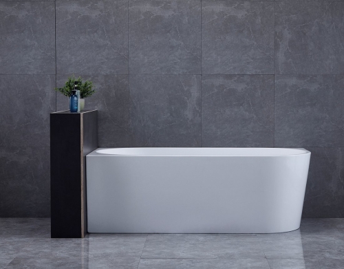 Sapho AQUALINE TIBERA L 170x80 cm balos szabadon álló akril kád, fehér E1026