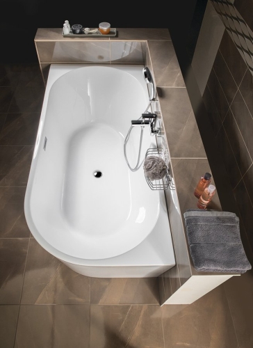 Sapho AQUALINE TIBERA L 170x80 cm balos szabadon álló akril kád, fehér E1026