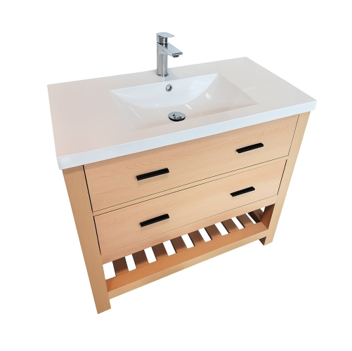 Wellis Soria 89x45 cm fürdőszobabútor, világos tölgy WB00335