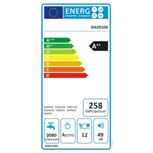 Gorenje GI62010X beépíthető mosogatógép