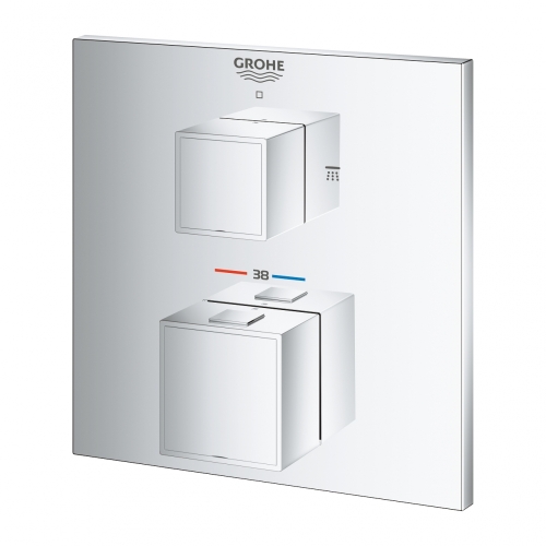 Grohe Grohtherm Cube falsík alatti termosztátos csaptelep, 2 funkciós 24154000