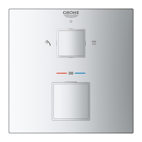 Grohe Grohtherm Cube falsík alatti termosztátos csaptelep, 2 funkciós 24154000