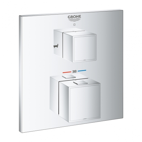 Grohe Grohtherm Cube falsík alatti termosztátos csaptelep, 2 funkciós 24155000