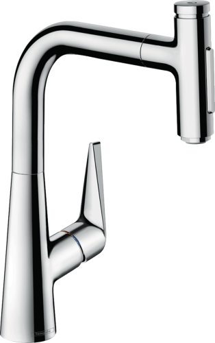 Hansgrohe Talis Select M5117-H220 egykaros konyhai csaptelep kihúzható kifolyóval, króm 73868000