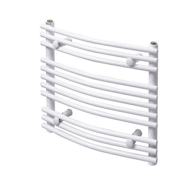 Radeco Sonia A7-600/SL D profilos íves törölközőszárítós csőradiátor (1405 W, fehér, 1666x650 mm)