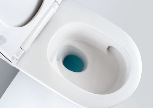 Geberit ONE fali WC mélyöblítésű, TurboFlush, WC-ülőkével fehér betéttel 500.201.01.1