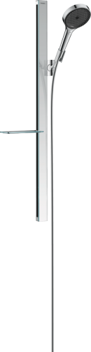 Hansgrohe Rainfinity Zuhanyszett 130 3jet 90 cm-es zuhanyrúddal és szappantartóval EcoSmart 9 l/perc 27672000