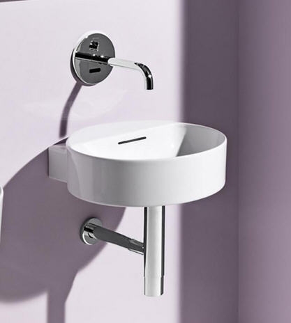 Laufen VAL 40x42,5 cm kézmosó csaplyuk nélkül, fehér H815280001091