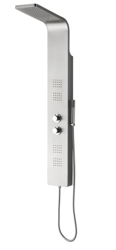 Sapho PRESTIGE termosztatikus zuhanypanel, inox WN337