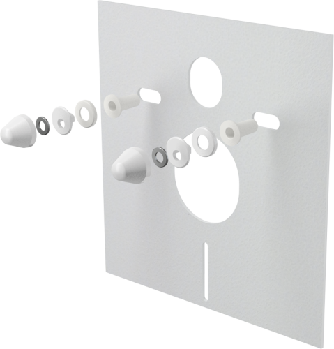 Alcaplast M930 Zajcsökkentő lemez függeszthető WC-hez és bidéhez tartozékokkal és fedéllel (fehér)
